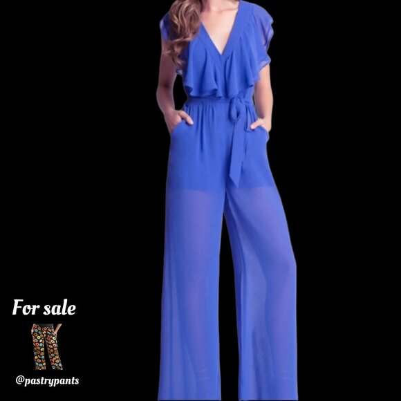 bebe Pants - Bebe pants romper jumpsuit fluttering romantic 2